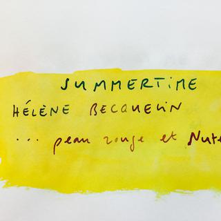 Visuel de l'émission Anticyclone, séquence Summertime sur Hélène Becquelin. [RTS - DR]