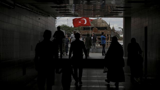 Un passage sous-voies à Istanbul, en Turquie. [AP/Keystone - Emrah Gurel]