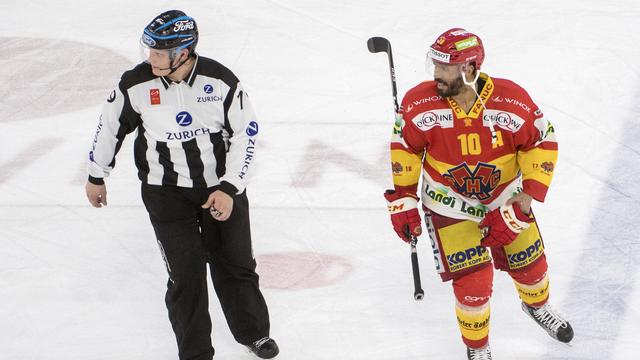 Robbie Earl avait été puni d'une pénalité de match lors de l'acte III [Keystone - Marcel Bieri]