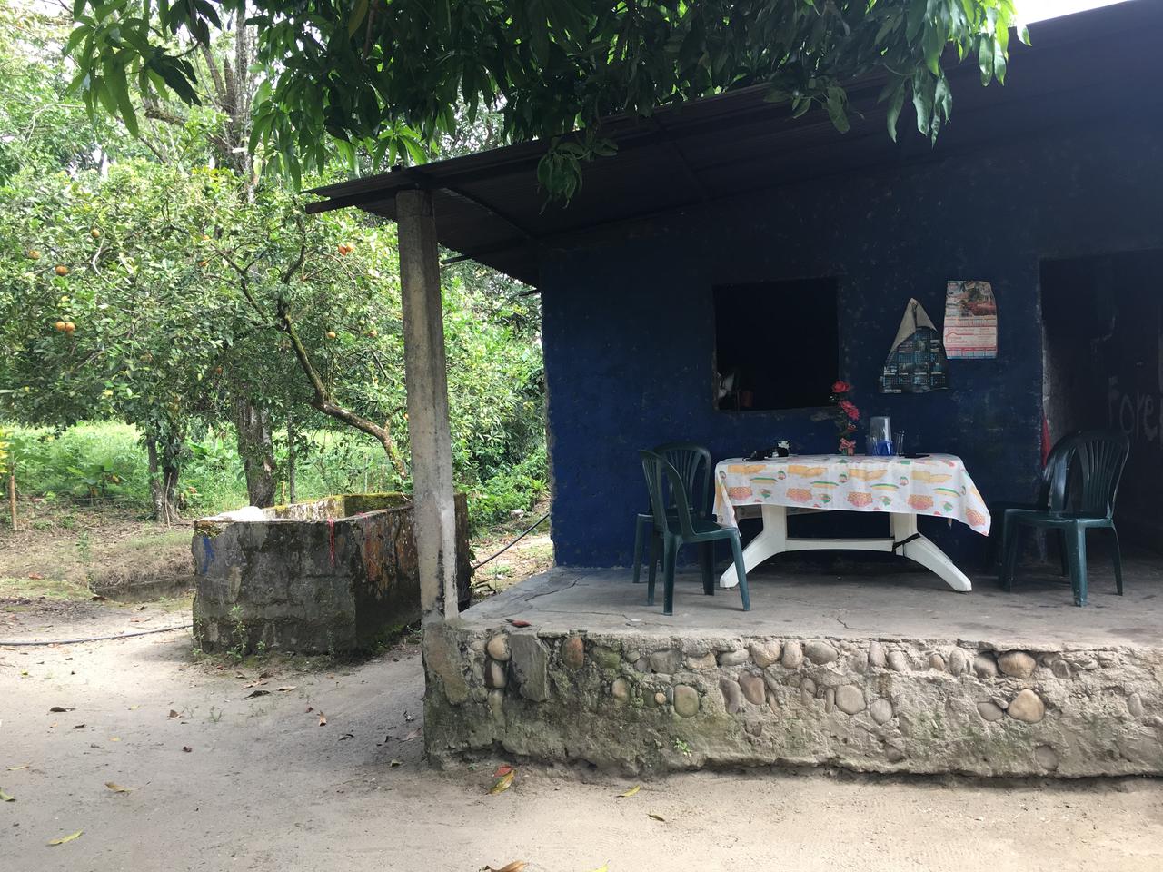 La maison de Dona Mary, à Medellin del Ariari, Colombie. [RTS - Anouk Henry]