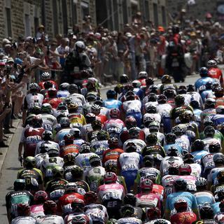 La 7e étape du Tour de France relie Fougères à Chartres, pour une course de 231 km. [EPA/£Keystone - Yoan Valat]