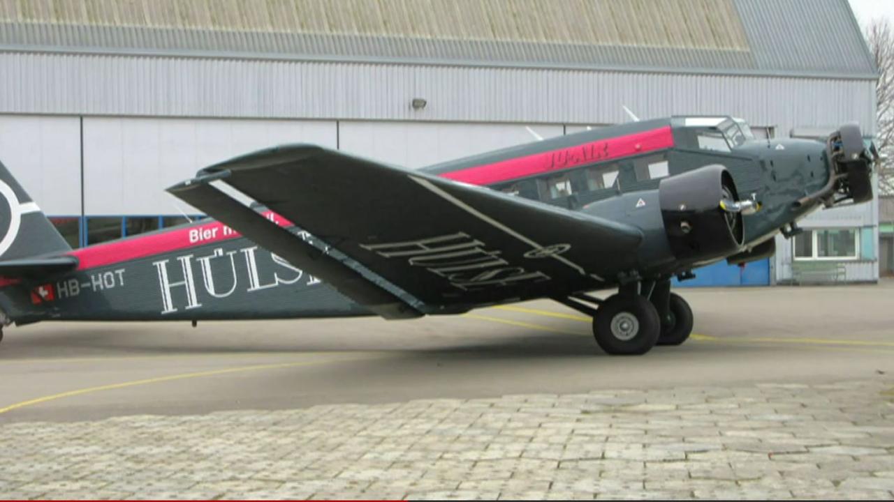 L'un des avions JU52 de JU-Air. [SRF]