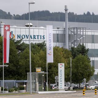 Le site de production de Novartis à Stein, le 3 septembre 2018. [Keystone - Georgios Kefalas]