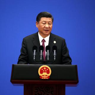 Le président chinois Xi Jinping. [Keystone - Jason Lee / POOL]