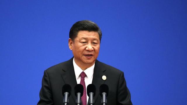 Le président chinois Xi Jinping. [Keystone - Jason Lee / POOL]