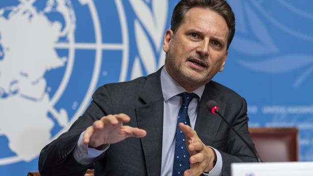 Pierre Krähenbühl, commissaire général de l'UNRWA. [Keystone - Martial Trezzini]