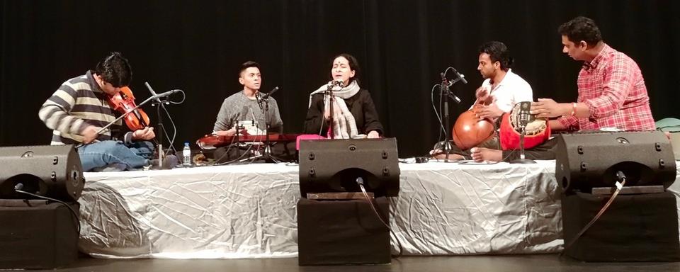 Bombay Jayashri en représentation au Théâtre Kléber-Méleau. [RTS - Vincent Zanetti]