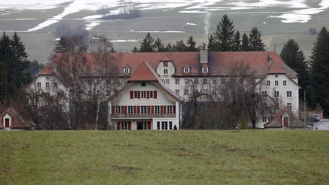 L'ancien foyer pour jeunes délinquants de Prêles. [Keystone - Peter Klaunzer]