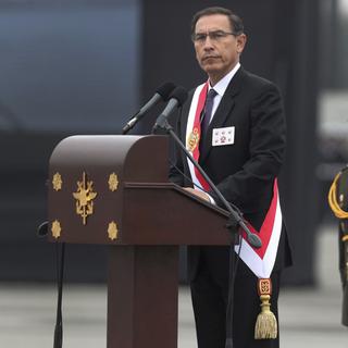 Le président péruvien Martin Vizcarra. [Keystone - Martin Mejia - AP Photo]