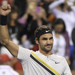 Federer a réussi un total de 32 coups gagnants face au Sud-Coréen. [Mark J. Terrill]