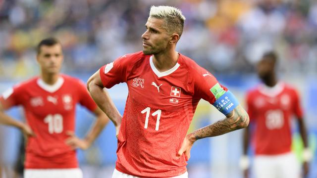 Behrami était capitaine de la sélection suisse face à la Suède [Laurent Gilliéron]