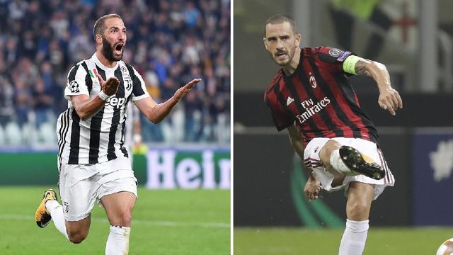 Gonzalo Higuain et Leonardo Bonucci vont changer d'air. [Keystone - A.Di Marco/L.Bruno]