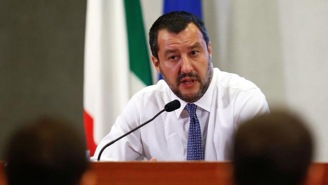 Le ministre italien de l'Intérieur Matteo Salvini. [Reuters - Tony Gentile]