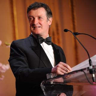 Portrait de Harry Bicket aux Opera News Awards au Plaza Hotel en avril 2013. [AFP - Brad Barket]