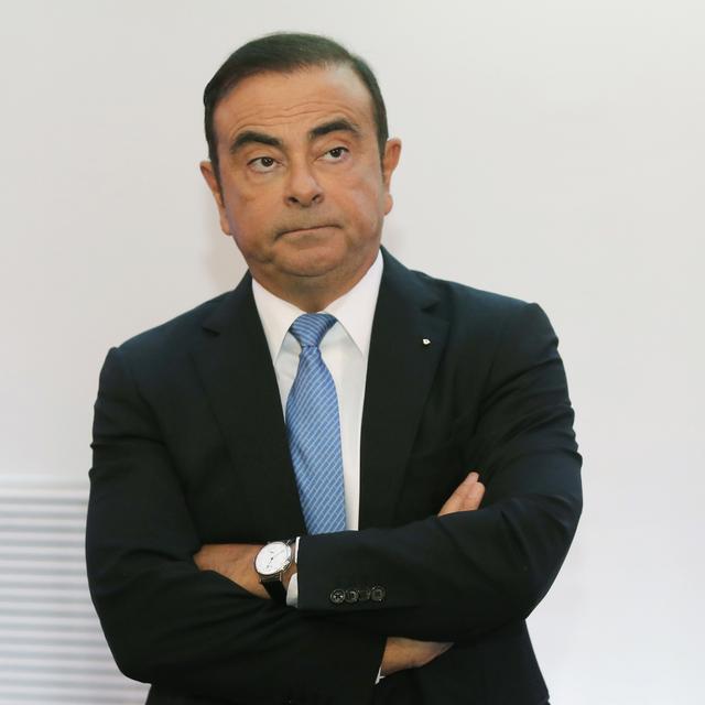 Carlos Ghosn, en octobre 2017 à Paris. [AP Photo - Michel Euler]