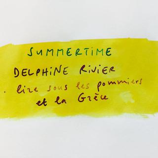 Visuel de l'émission Anticyclone, séquence Summertime sur Delphine Rivier. [Florence Grivel / RTS - Florence Grivel]