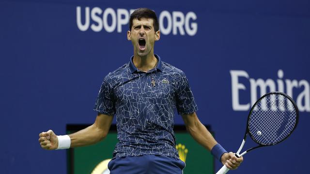 La rage de Novak Djokovic, auteur d'un match quasi parfait. [Adam Hunger]