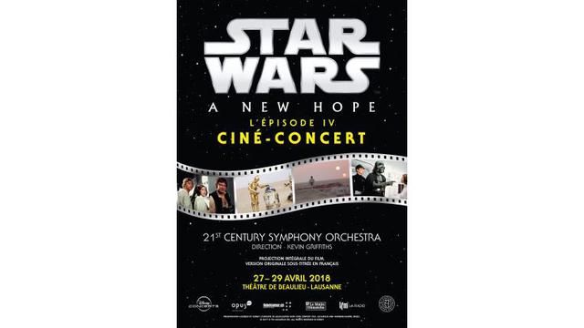 L'affiche du ciné-concert "Star Wars. A new hope". [Opus One]