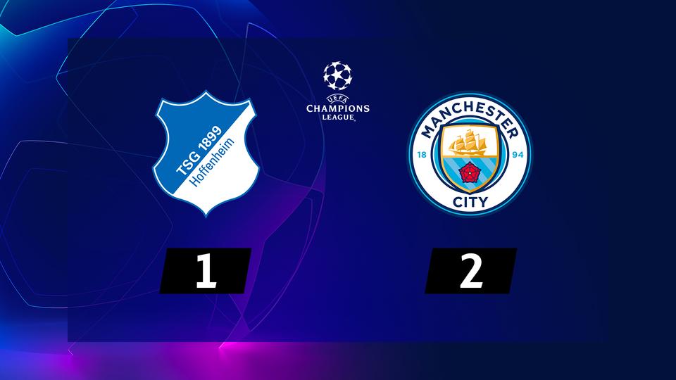 2e journée, Hoffenheim - Manchester City (1-2): le résumé de la rencontre