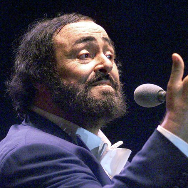 Luciano Pavarotti le 12 juin 1999 à Beyrouth. [AFP - Ramzi Haidar]