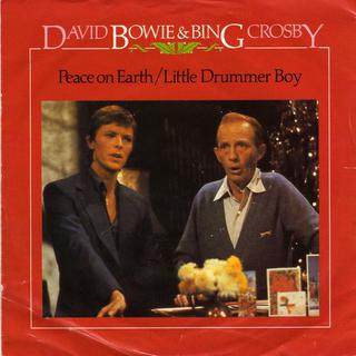 Cover de l'album de Bing Crosby & David Bowie "Little Drummer boy". [RCA]