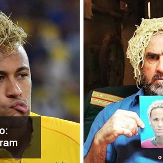 La coupe de cheveux de Neymar moquée par le légendaire Cantona. [AFP/instagram]