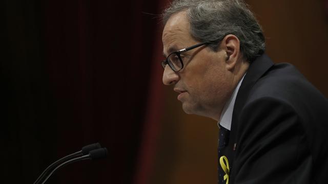 Quim Torra est le candidat que l'ancien président de la Catalogne, Carles Puigdemont, a proposé à sa succession. [Juan Medina]