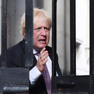 Boris Johnson à son arrivée à Downing Street, le 3 juillet. [Keystone - EPA/Andy Rain]