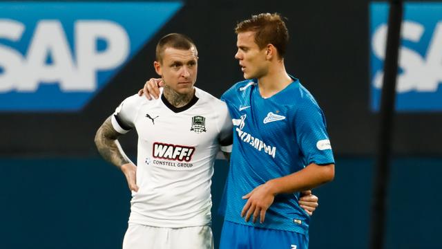 Pavel Mamaev (à g.) et Aleksandr Kokorin risquent gros. [Mike Kireev]