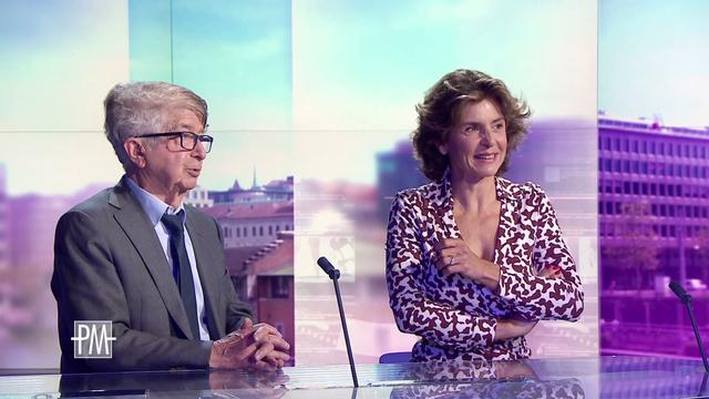 Georges et Anne Nivat sur le plateau de Pardonnez-moi. [RTS - Capture d'écran]