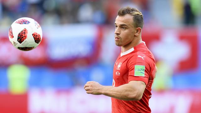 Shaqiri espère mener l'équipe de Suisse à la victoire vendredi contre la Belgique. [Keystone - Laurent Gillieron]