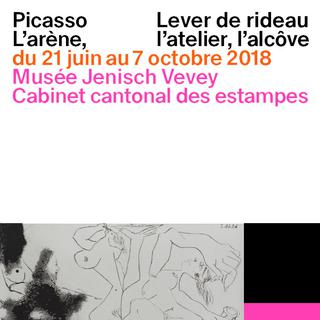 L'affiche de l'exposition "Picasso Lever de rideau". [museejenisch.ch]