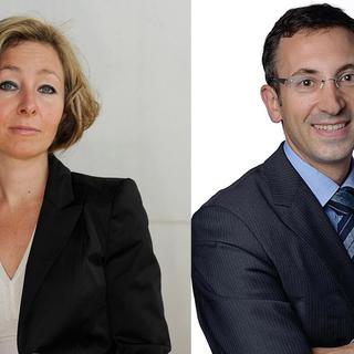 Sandra Jean et Frédéric Favre. [Keystone / www.plrvs.ch - Jean-CHristophe Bott / PLR-VS]