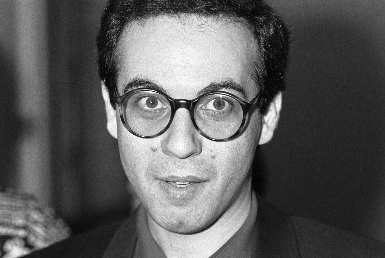 Le réalisateur italien Giuseppe Tornatore en 1989 au Festival du film de Locarno. [Keystone - STR]