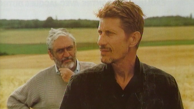 Jacques Dutronc et Maurice Pialat sur le tournage de "Van Gogh". [RTS]