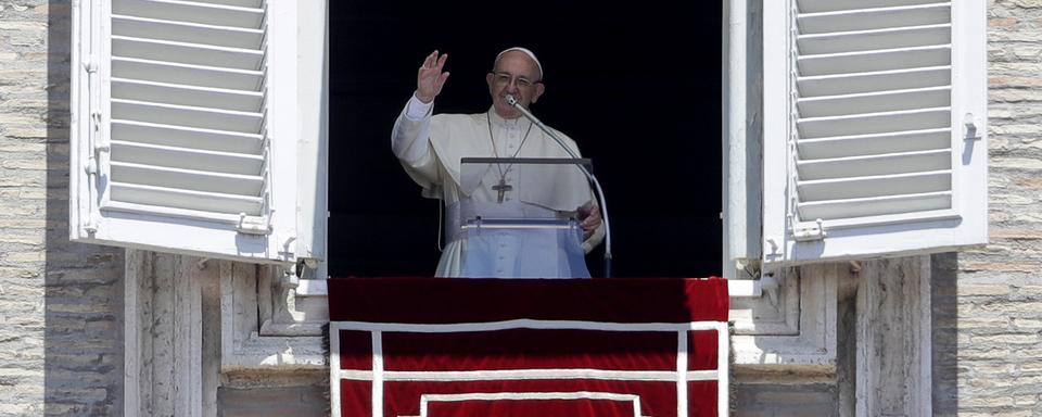 Le pape François, le 17 juin 2018. [Keystone - AP Photo/Alessandra Tarantino]