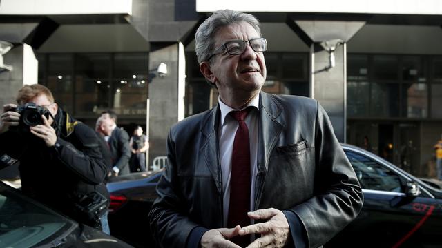 Jean-Luc Mélenchon a été entendu jeudi 18.10.2018 par la police anticorruption à Nanterre. [EPA/Keystone - Yoan Valat]