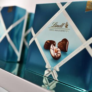 Le chocolatier zürichois Lindt & Sprüngli affiche un chiffre d'affaires record supérieur à 4 milliards de francs. [Keystone - Walter Bieri]