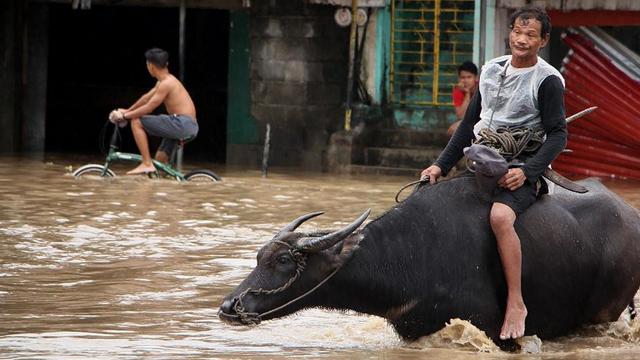 La tempête Usman a touché le centre des Philippines. [AFP]