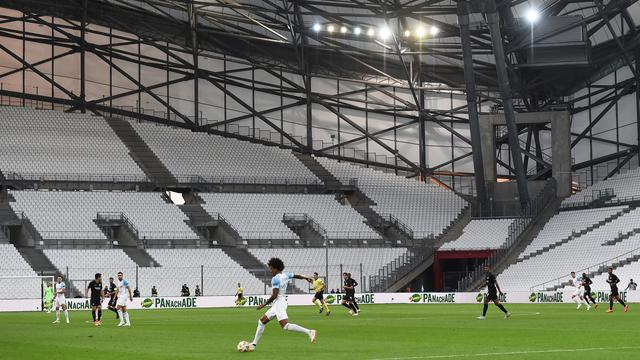 L'atmosphère était particulière à Marseille dans un stade vide. [Boris Horvat]