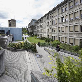 Une vue du site de Miséricorde de l'Université de Fribourg. [Keystone - Gaetan Bally]