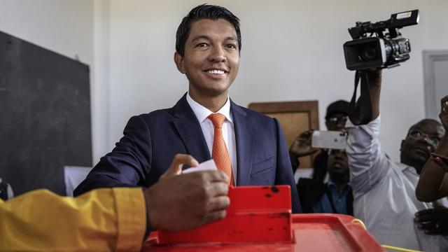 L'ex-président Andry Rajoelina a remporté les élections à Madagascar. [AFP - Gianluigi Guercia]