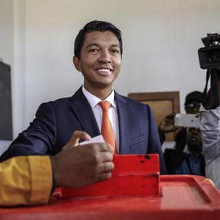 L'ex-président Andry Rajoelina a remporté les élections à Madagascar. [AFP - Gianluigi Guercia]