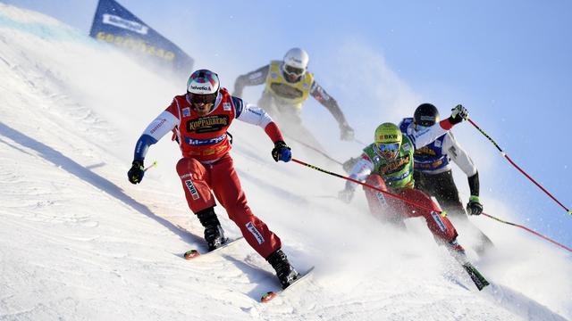 Alex Fiva (devant) a dominé avec maestria la concurrence. [EPA TT News Agency]