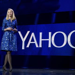 Marissa Mayer avait été nommé à la tête de Yahoo! en pleine tempête. [AP/Keystone - Julie Jacobson]