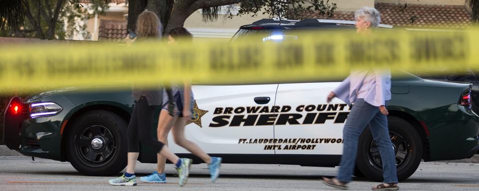 Au moins 17 morts lors d'une fusillade dans un lycée de Floride. [EPA/Keystone - Cristobal Herrera]