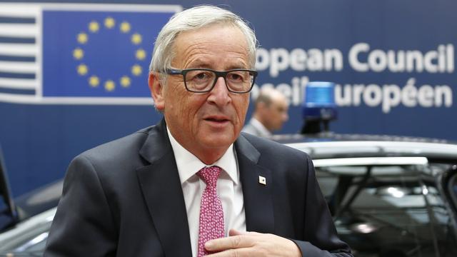 Jean-Claude Juncker lors d'un Conseil européen à Bruxelles en octobre 2017. [EPA/Keystone - Julien Warnand]