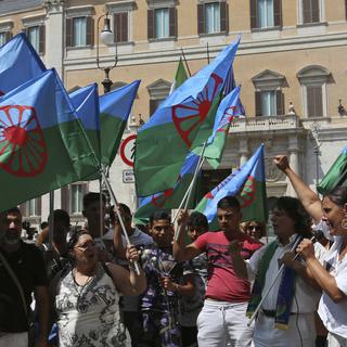 Manifestation contre la xénophobie à Rome, 02.08.2018. [AP/Keystone - Simone Somekh]