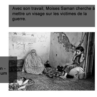 Avec son travail, Moises Saman cherche à mettre un visage sur les victimes de la guerre. [Agence Magnum - Moises Saman]