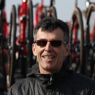 Alain Gallopin, directeur sportif de la formation Trek. [AFP - Kenzo Tribouillard]